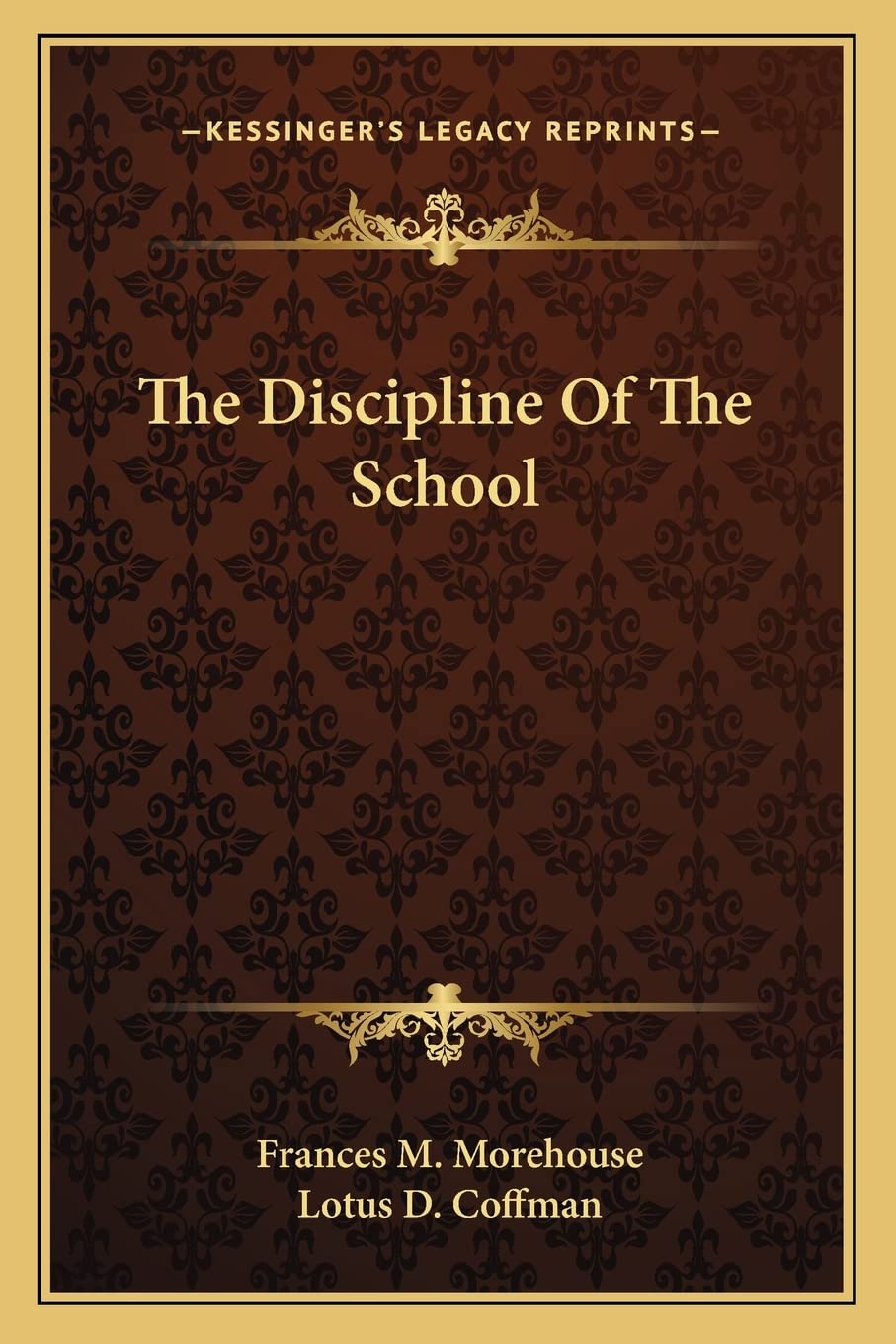 The Discipline Of The School Contemporary literature