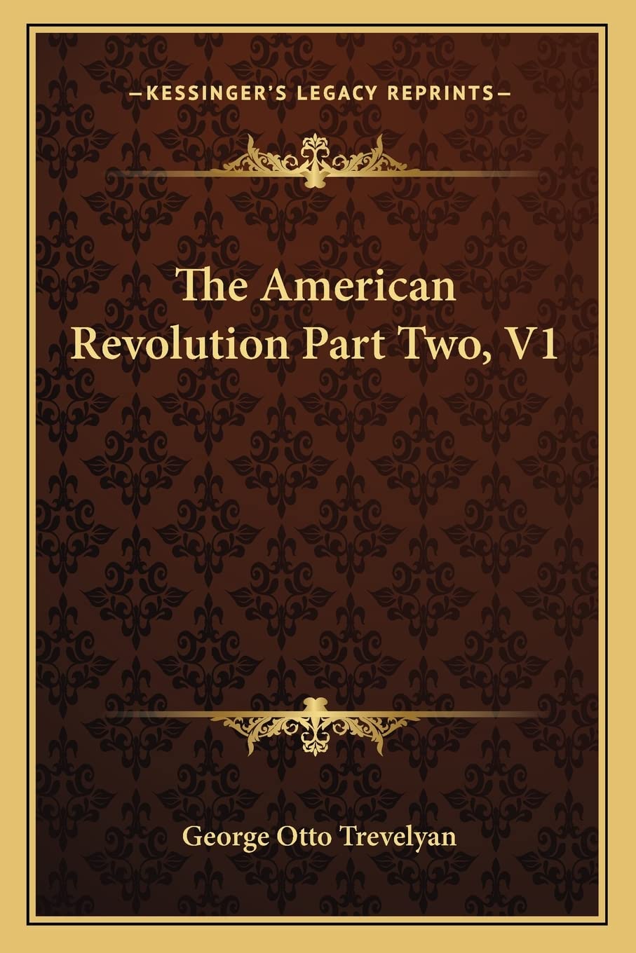 The American Revolution Part Two, V1 Contemporary literature