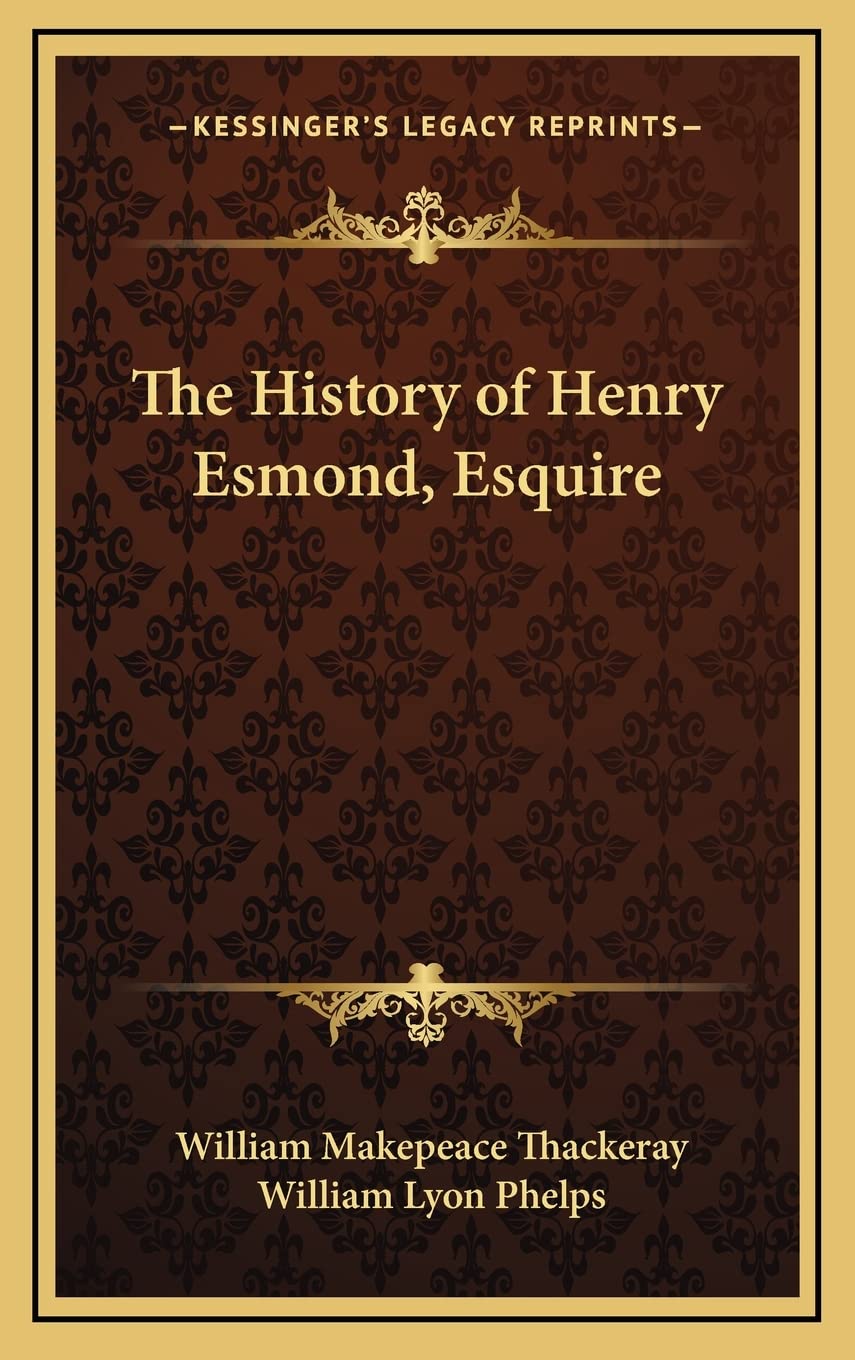 The History of Henry Esmond, Esquire Contemporary literature