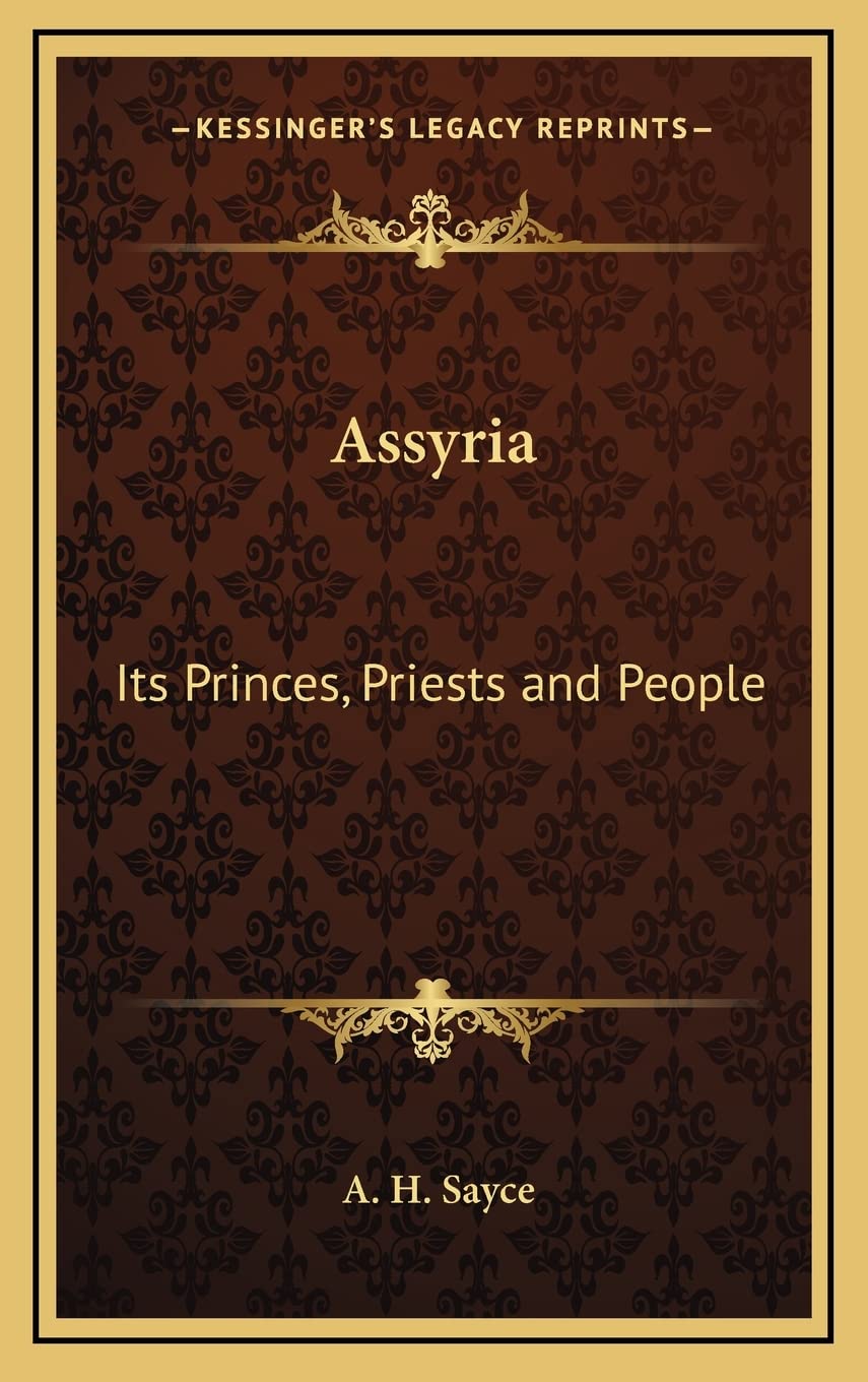 Product Image: Assyria: Its Princes, Priests and People