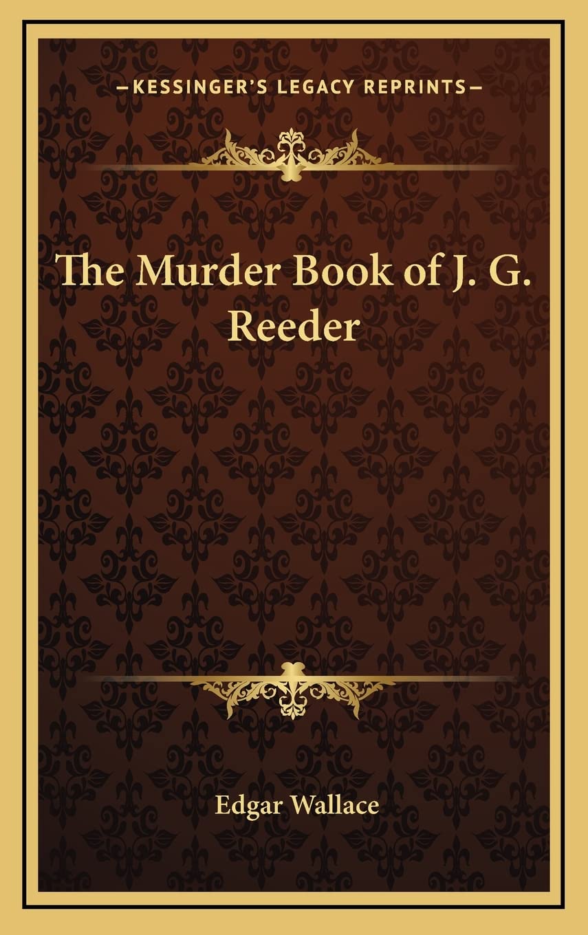 The Murder Book of J. G. Reeder Contemporary literature