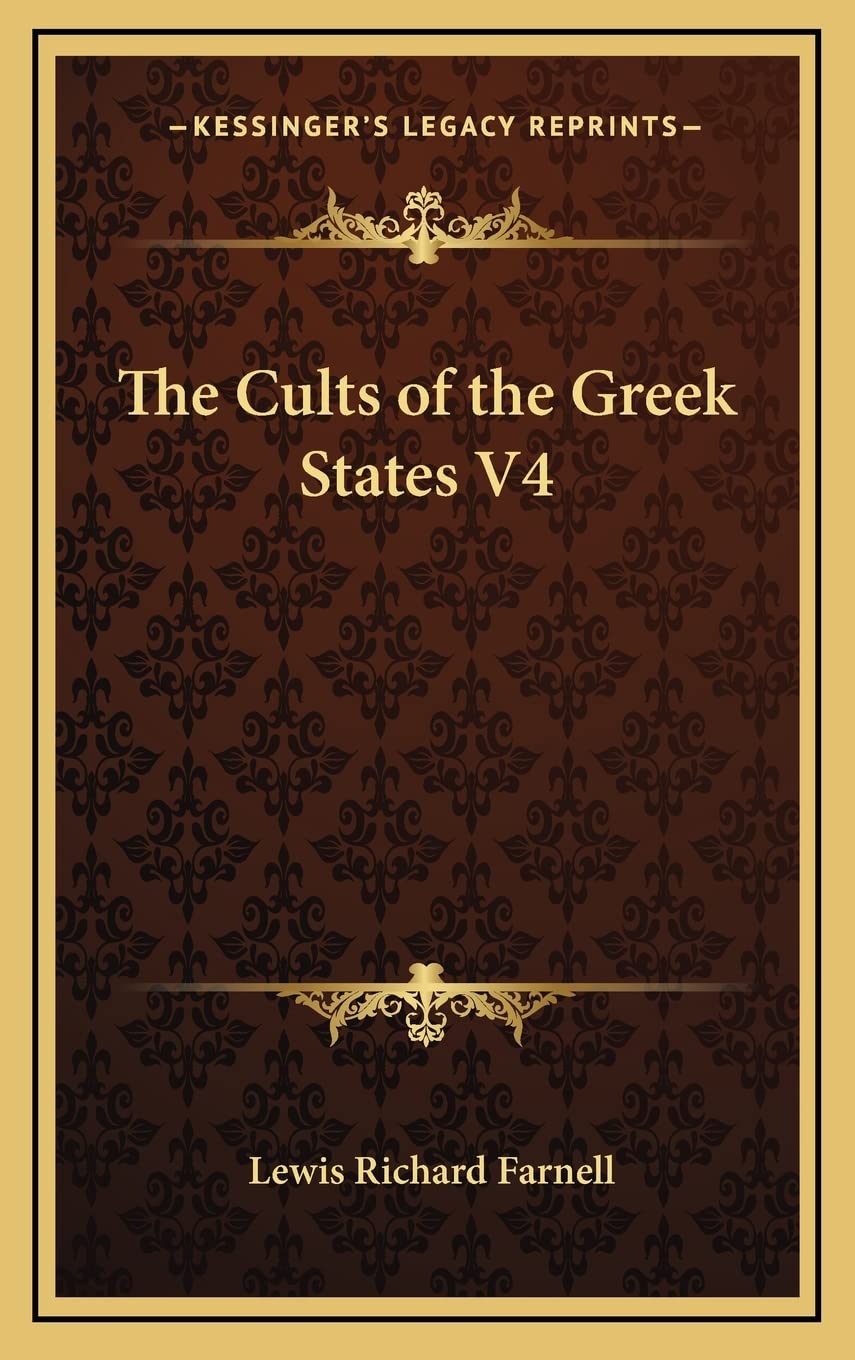 The Cults of the Greek States V4 Philosophy