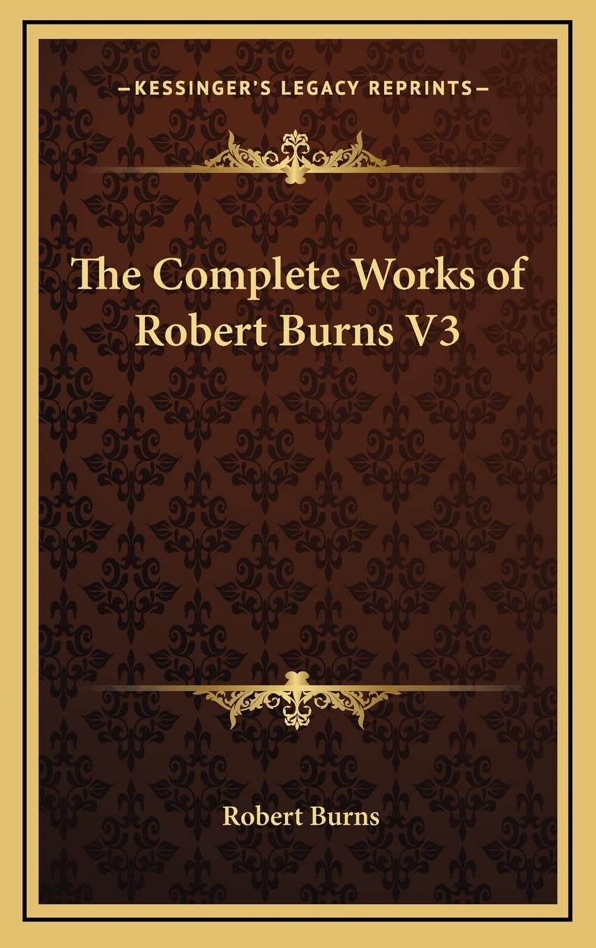 Product Image: The Complete Works of Robert Burns V3