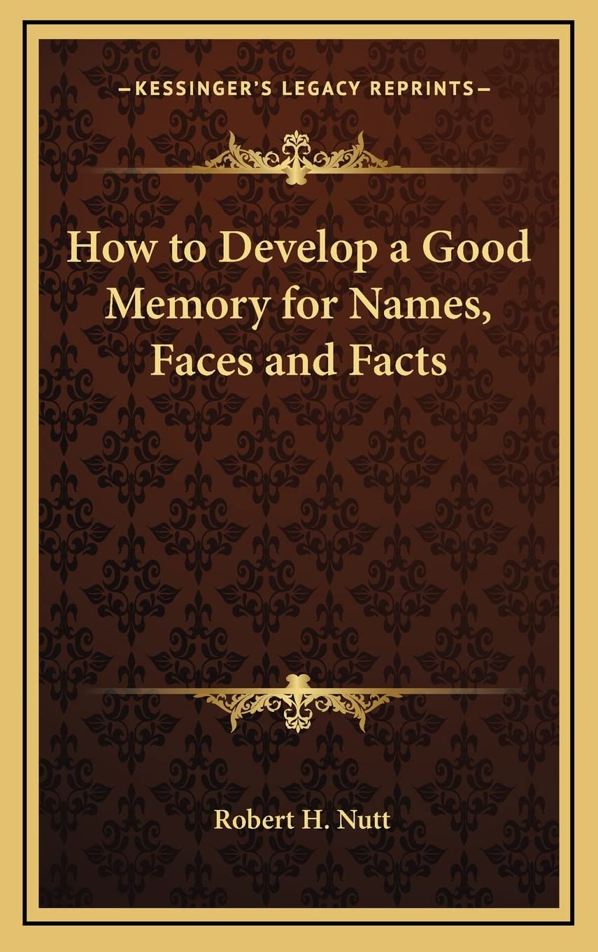 Product Image: How to Develop a Good Memory for Names, Faces and Facts