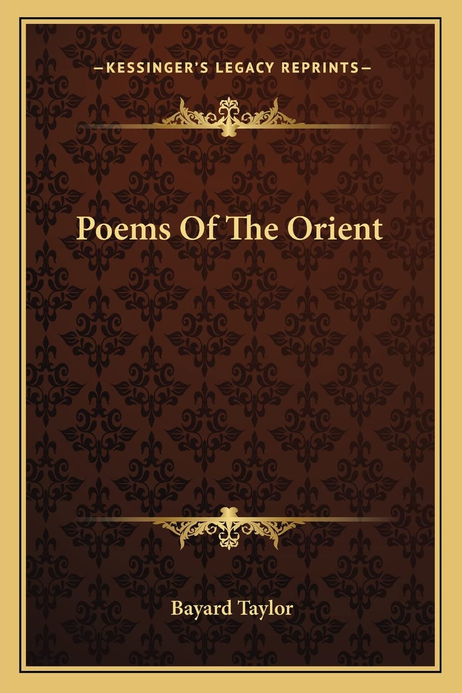 Poems Of The Orient Poetry