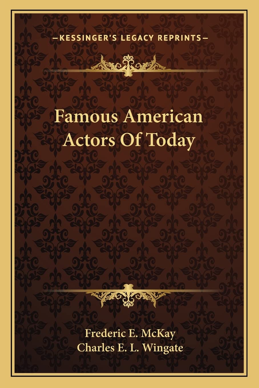 Famous American Actors Of Today Contemporary literature