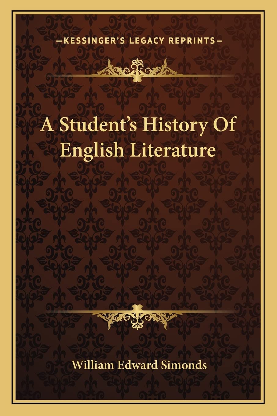 A Student's History Of English Literature Contemporary literature