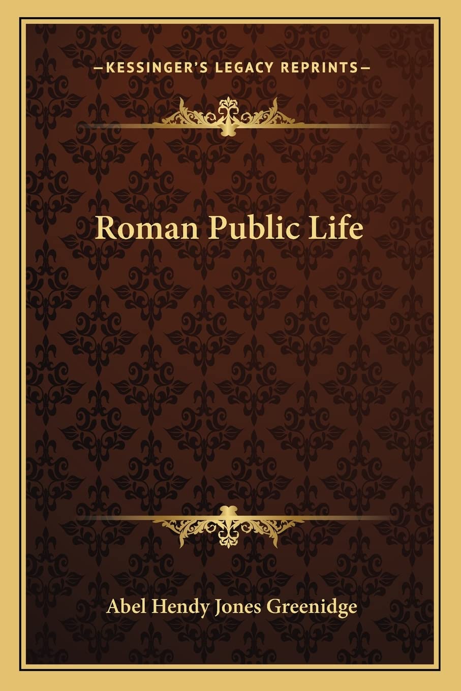 Roman Public Life Social Sciences