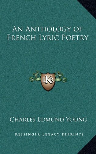 An Anthology of French Lyric Poetry Contemporary literature