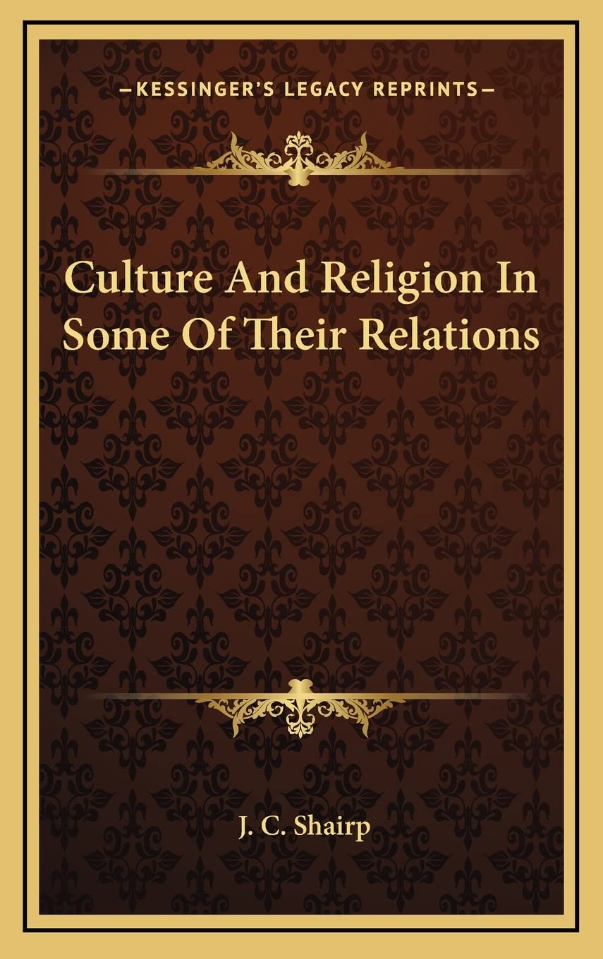 Culture And Religion In Some Of Their Relations General education