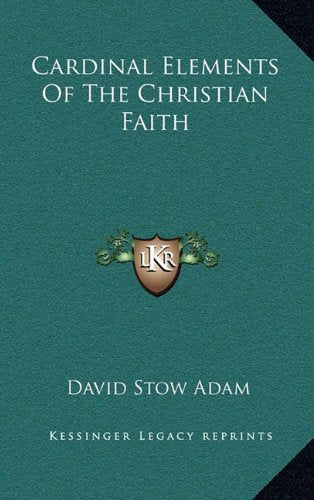 Cardinal Elements Of The Christian Faith Contemporary literature