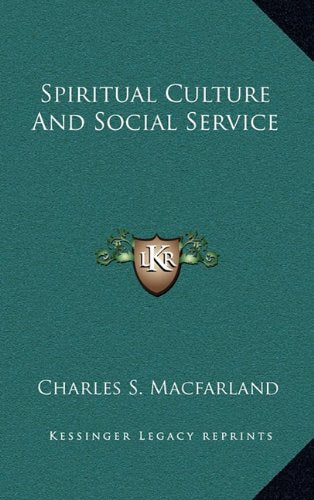 Spiritual Culture And Social Service Contemporary literature