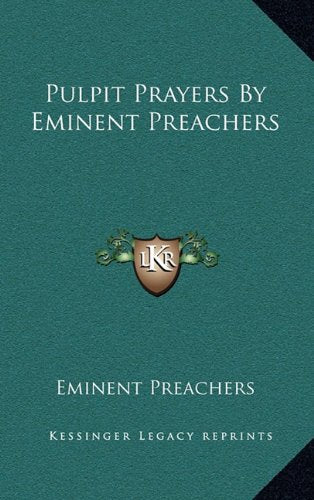Product Image: Pulpit Prayers By Eminent Preachers