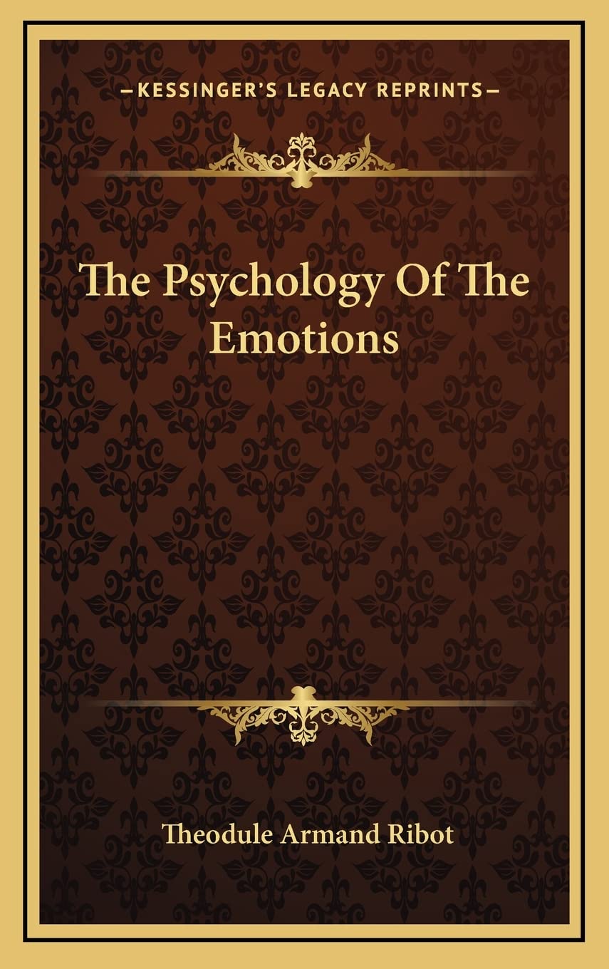 The Psychology Of The Emotions Philosophy