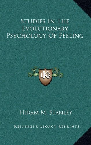 Studies In The Evolutionary Psychology Of Feeling Contemporary literature