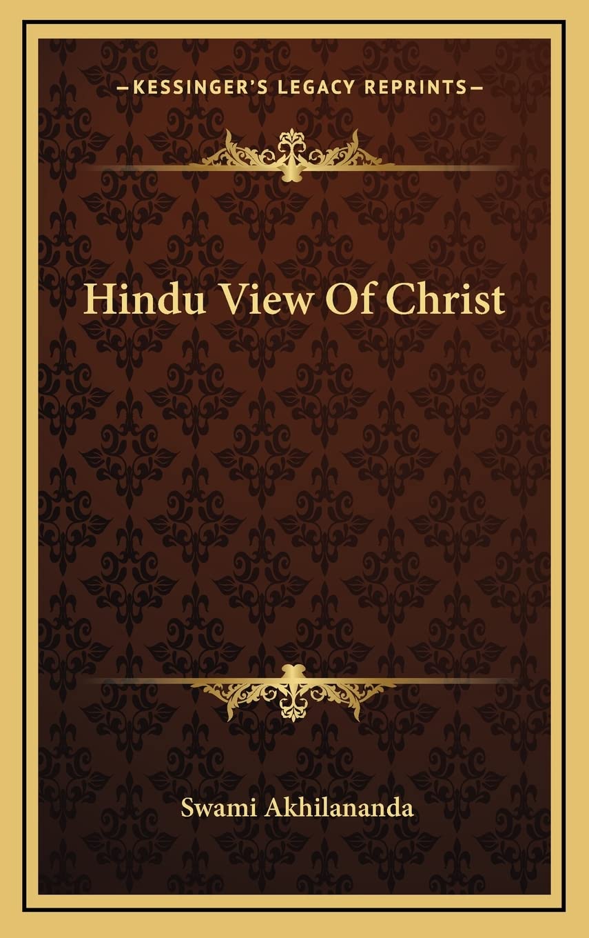 Hindu View Of Christ Philosophy