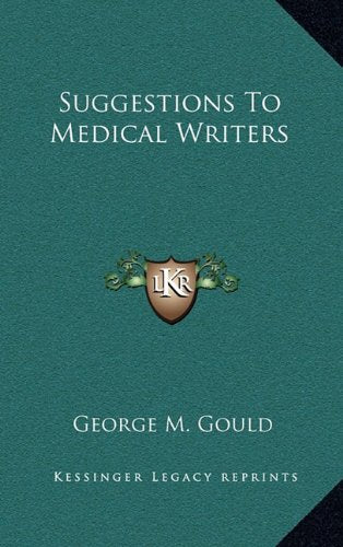 Suggestions To Medical Writers Contemporary literature