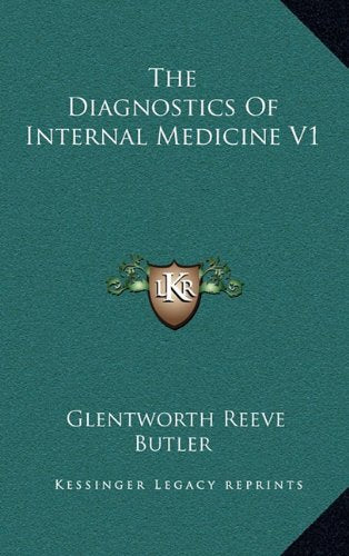 The Diagnostics Of Internal Medicine V1 Contemporary literature