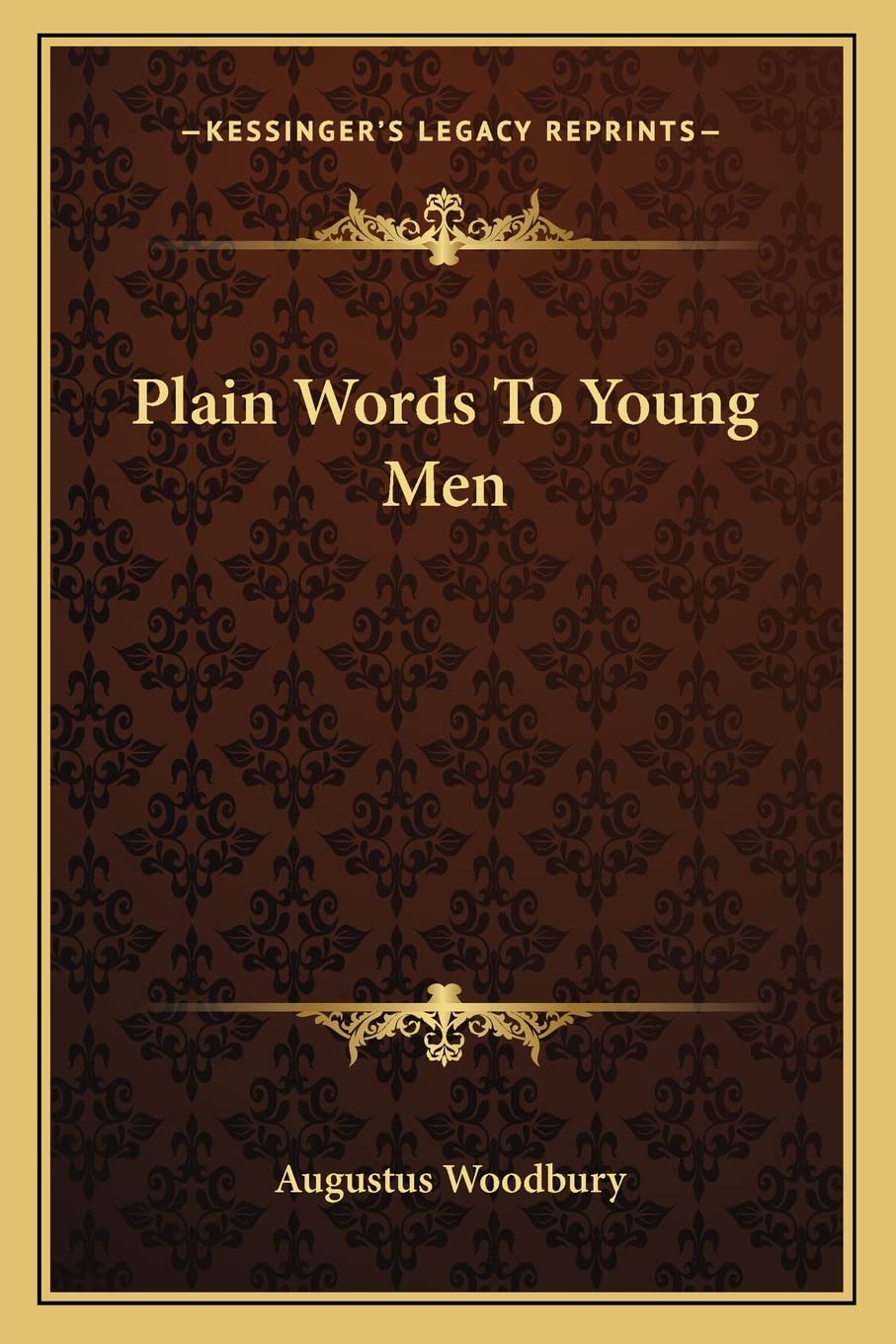Product Image: Plain Words To Young Men