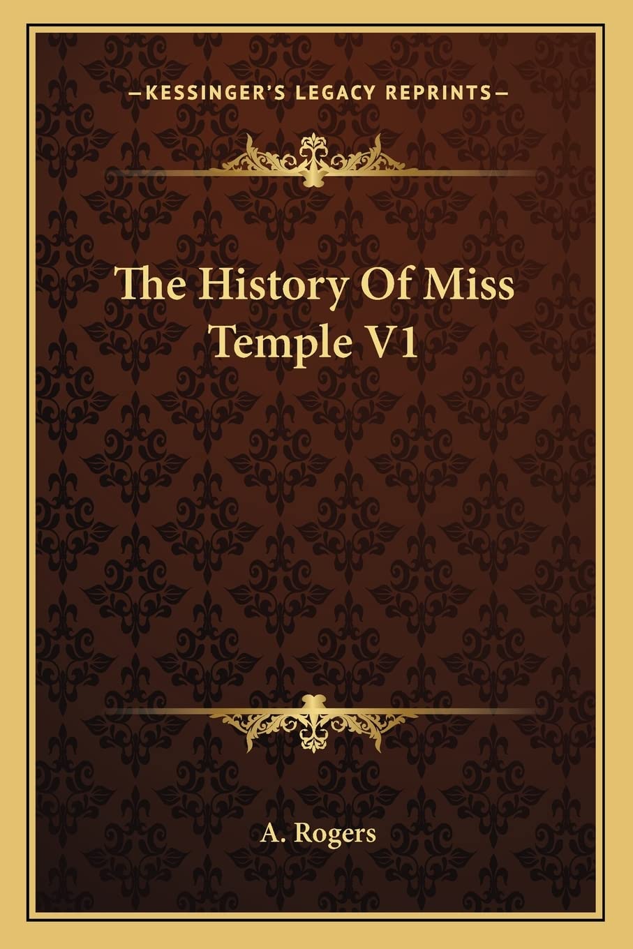 The History Of Miss Temple V1 Philosophy