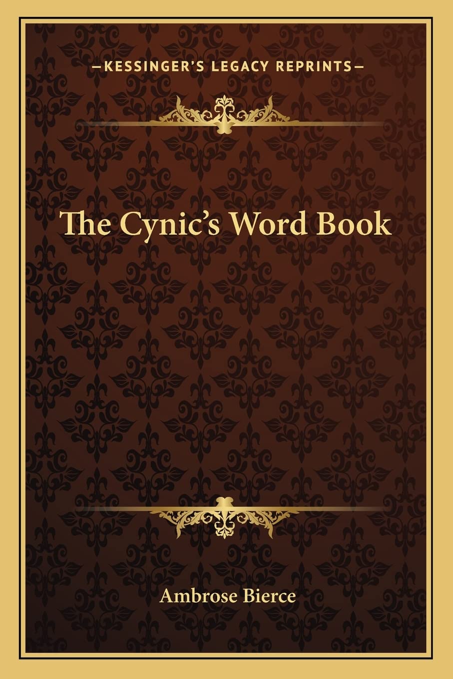 The Cynic's Word Book Contemporary literature