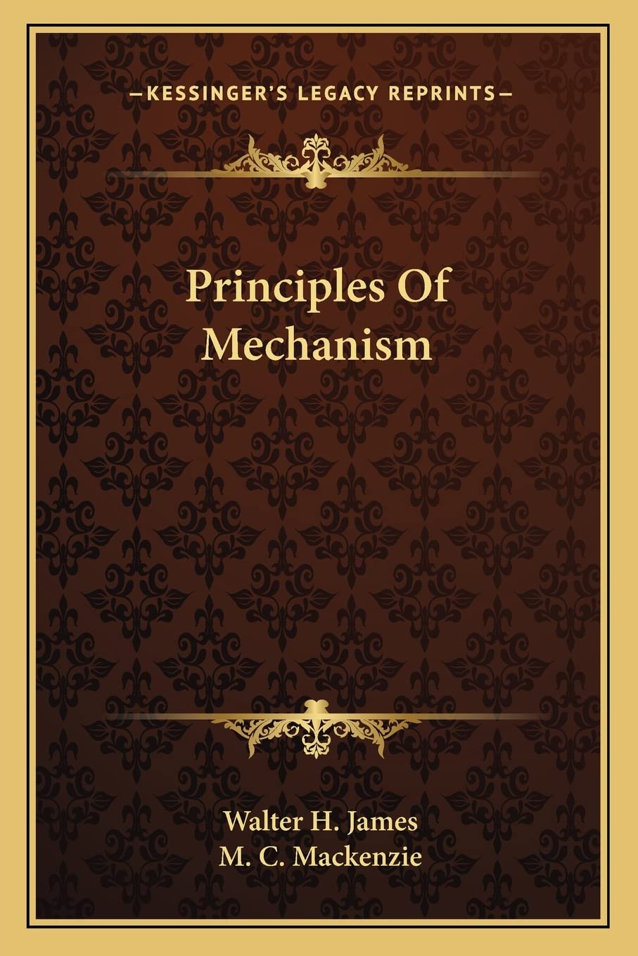Principles Of Mechanism Contemporary literature