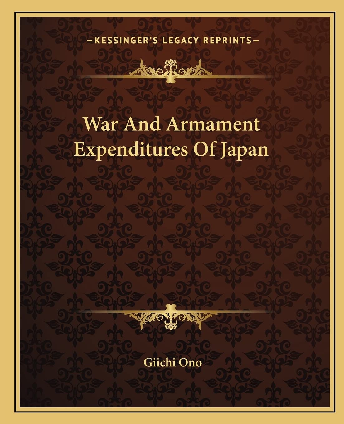War And Armament Expenditures Of Japan Contemporary literature