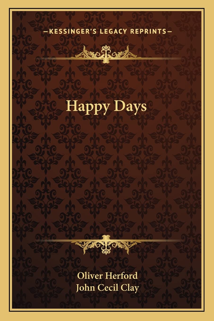 Happy Days Contemporary literature Books