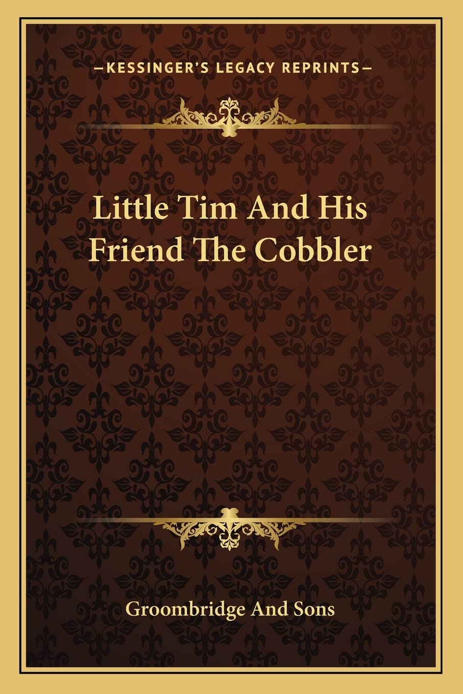 Little Tim And His Friend The Cobbler Contemporary literature