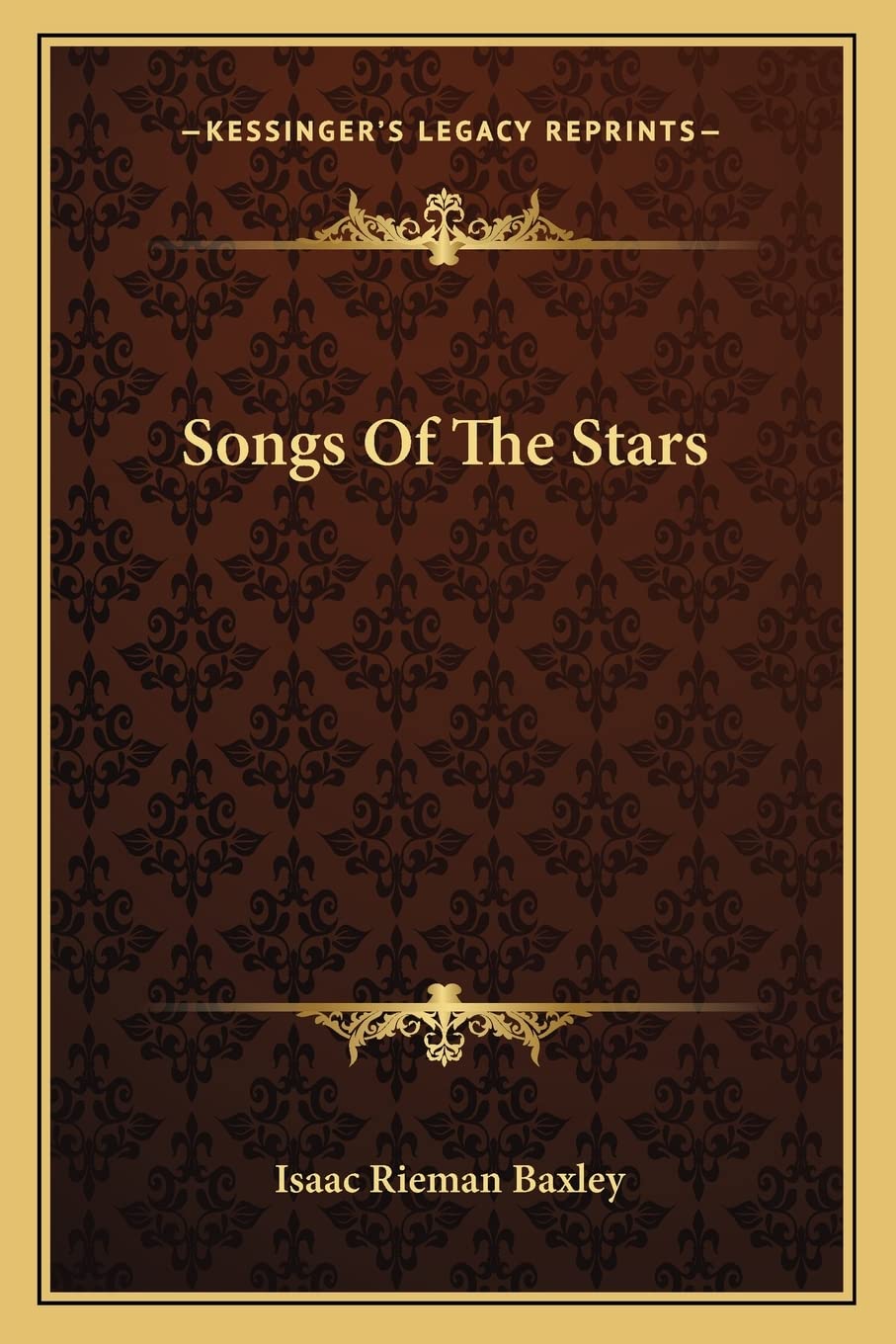 Songs Of The Stars Contemporary literature