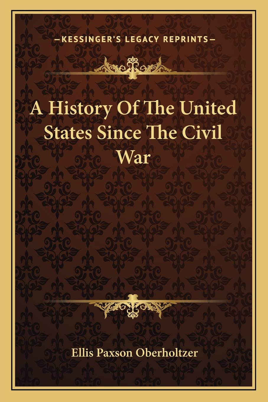 A History Of The United States Since The Civil War Contemporary literature