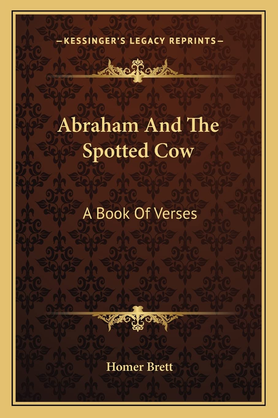 Abraham and the Spotted Cow: A Book of Verses Contemporary literature