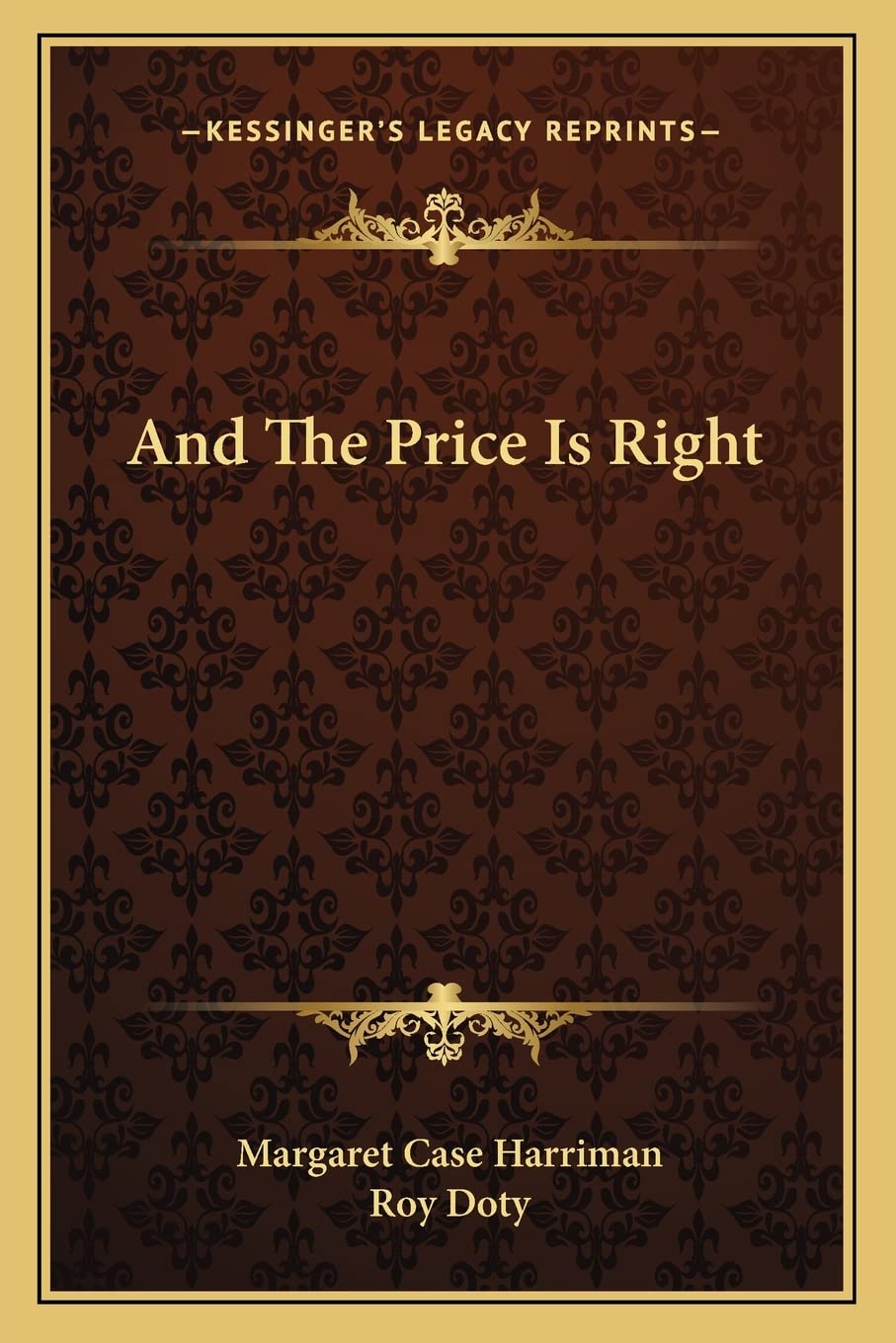And The Price Is Right Contemporary literature