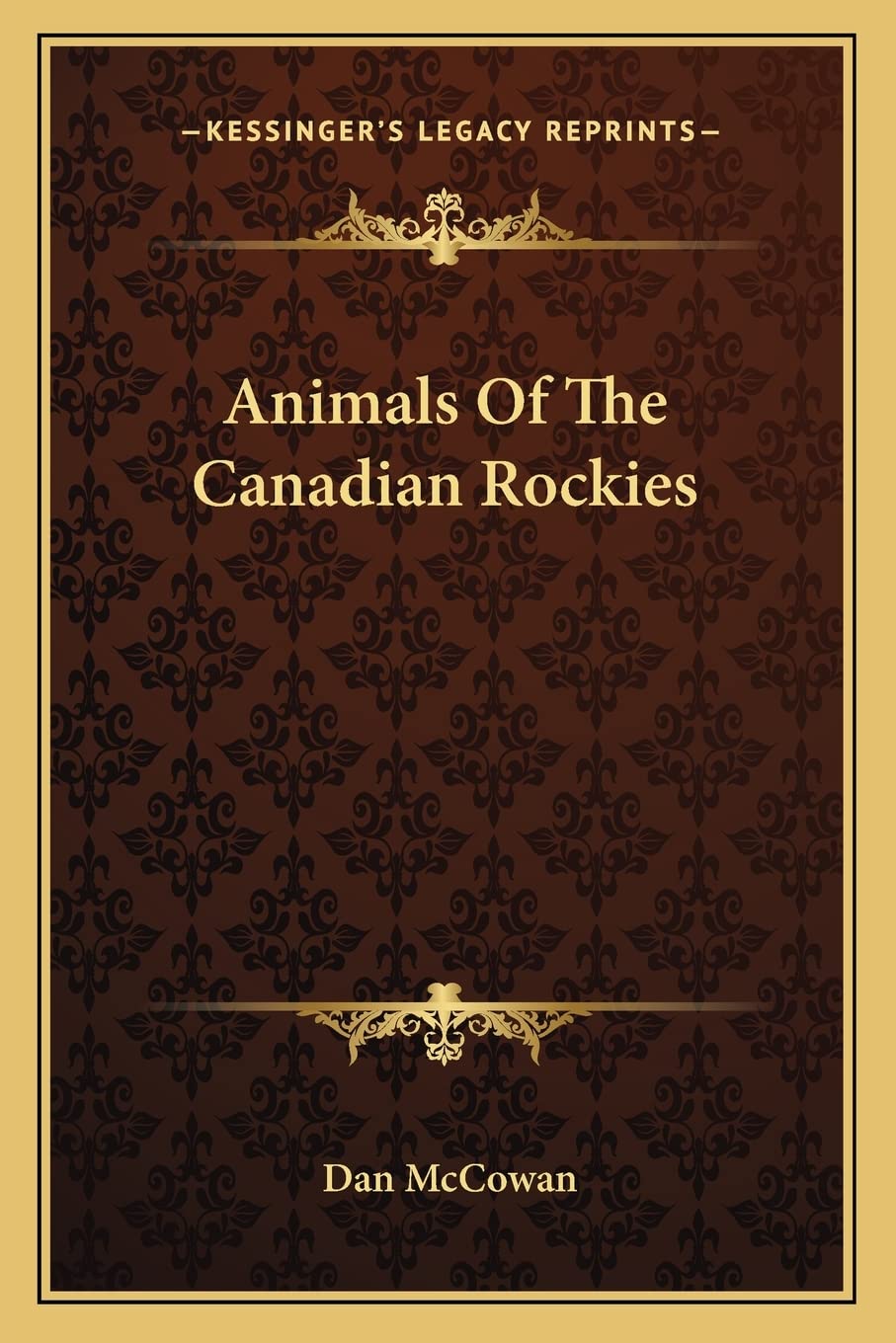 Animals Of The Canadian Rockies Contemporary literature