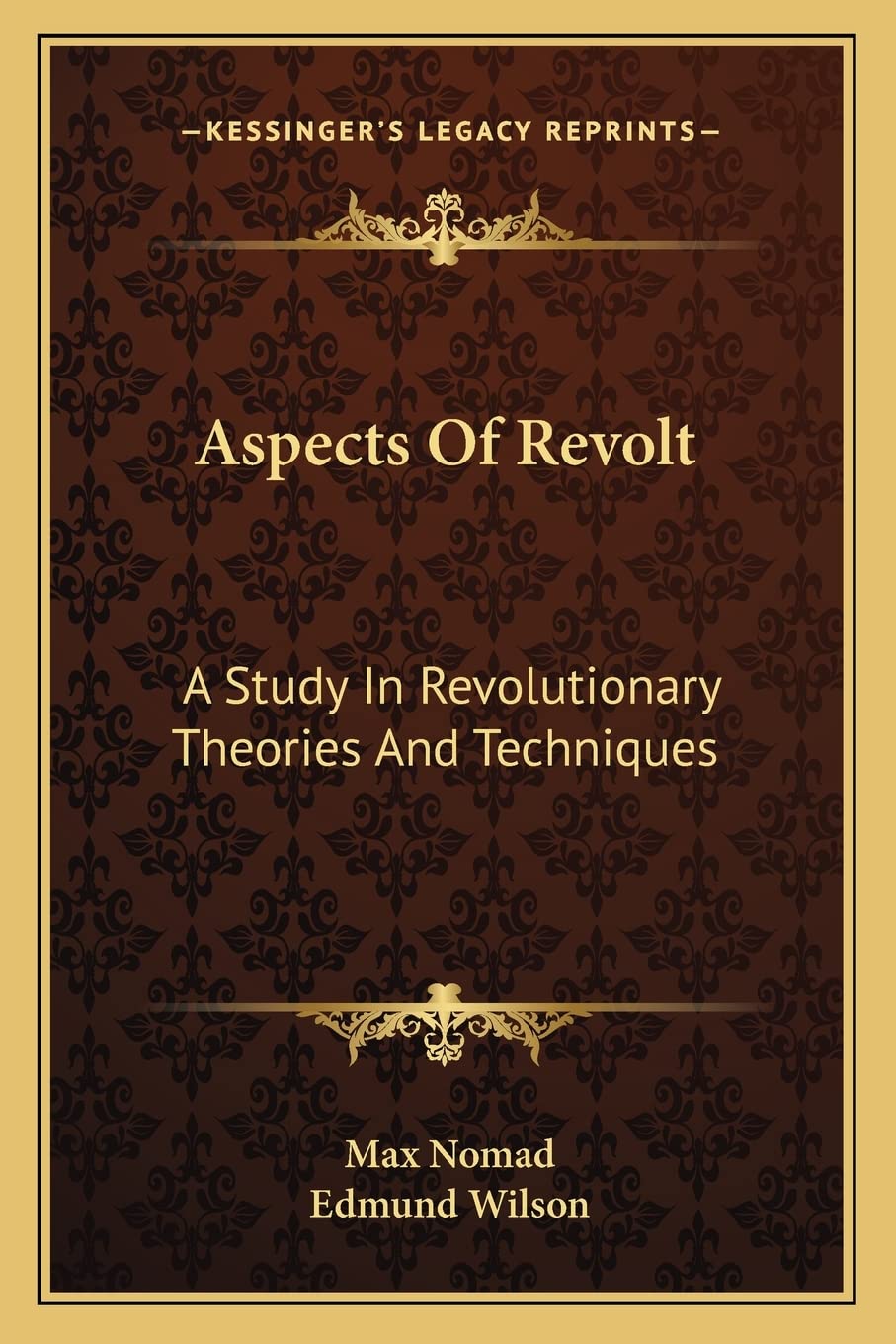 Aspects Of Revolt: A Study In Revolutionary Theories And Techniques Contemporary literature
