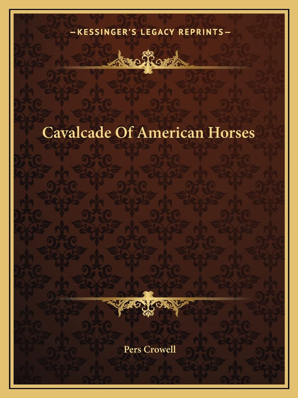 Cavalcade Of American Horses Contemporary literature