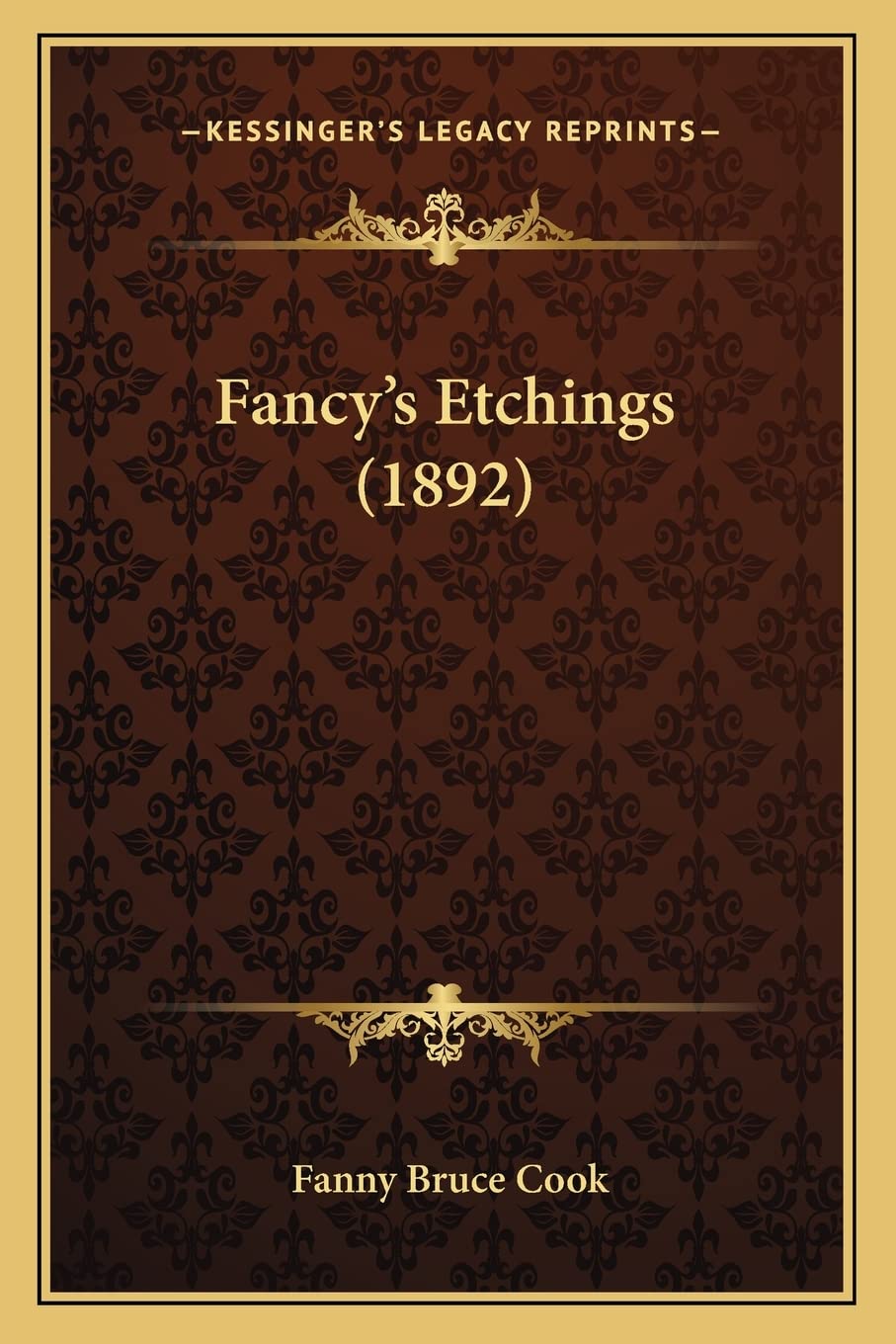 Fancy's Etchings (1892) Contemporary literature