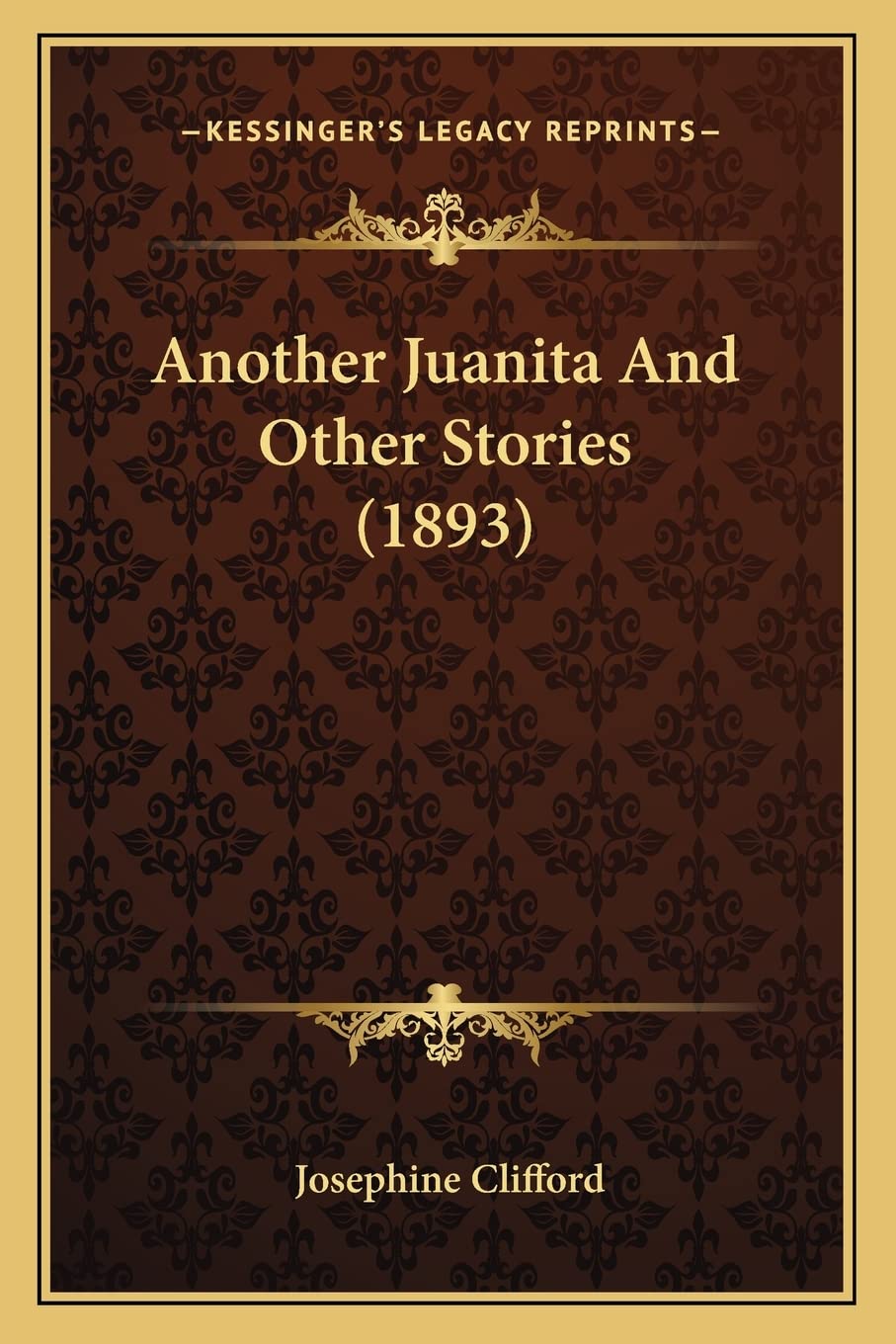 Another Juanita And Other Stories (1893) Contemporary literature