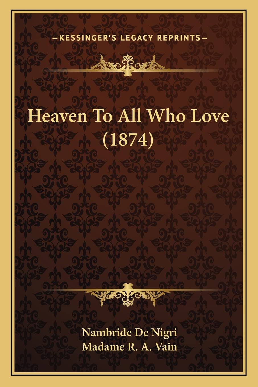 Heaven To All Who Love (1874) Contemporary literature