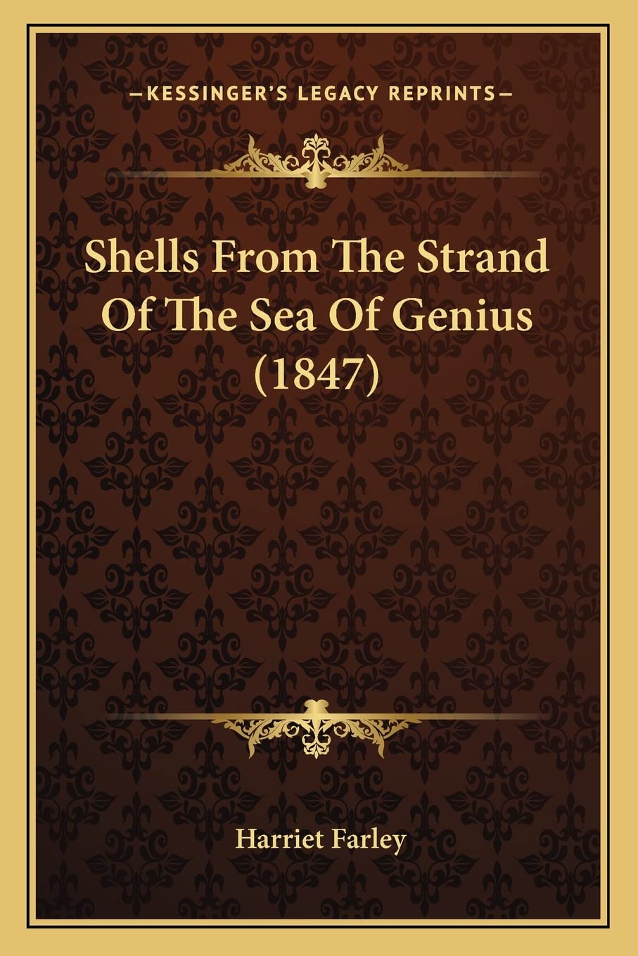 Shells From The Strand Of The Sea Of Genius (1847) Contemporary literature