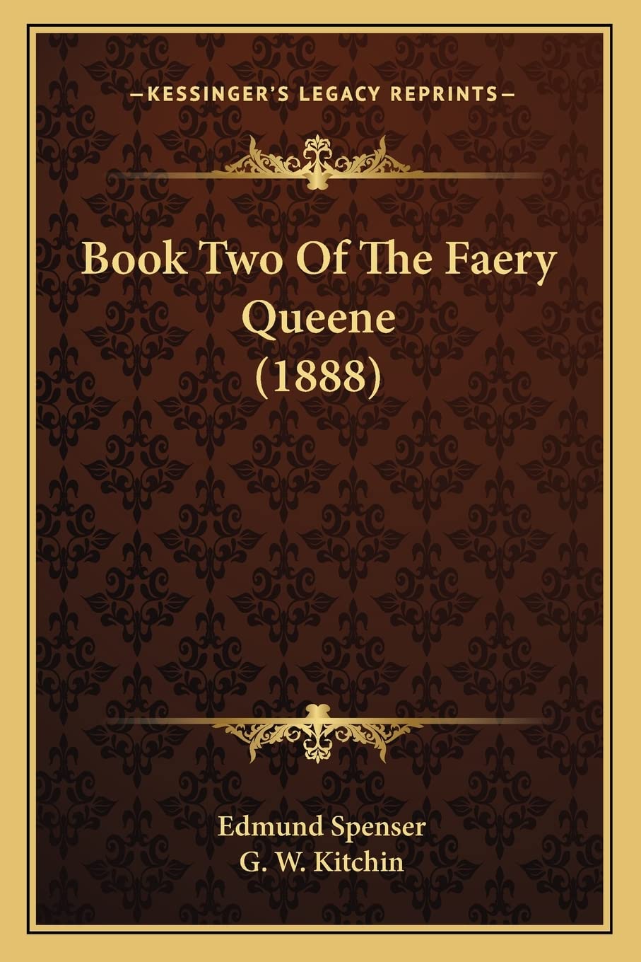 Book Two Of The Faery Queene (1888) Poetry
