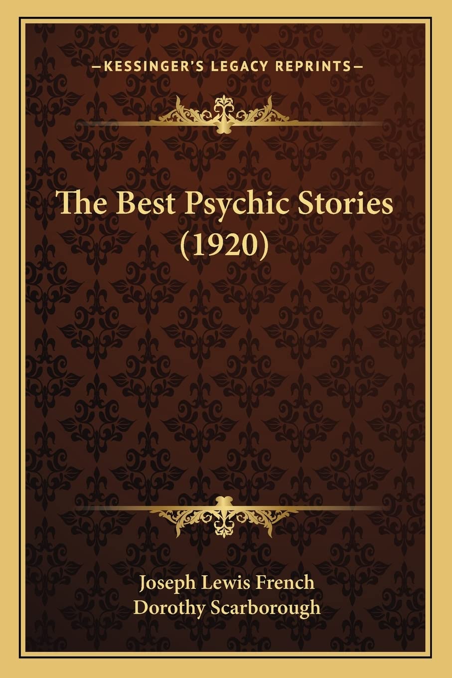 The Best Psychic Stories (1920) Contemporary literature