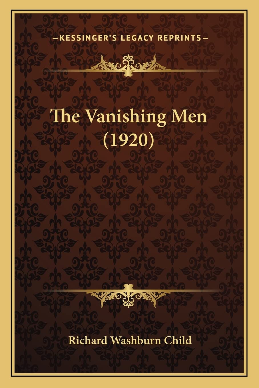 The Vanishing Men (1920) Contemporary literature