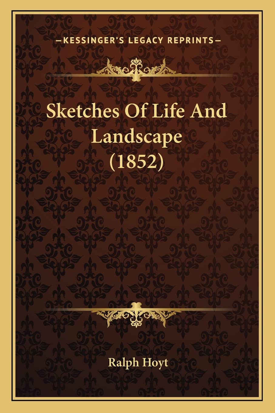 Sketches Of Life And Landscape (1852) Contemporary literature