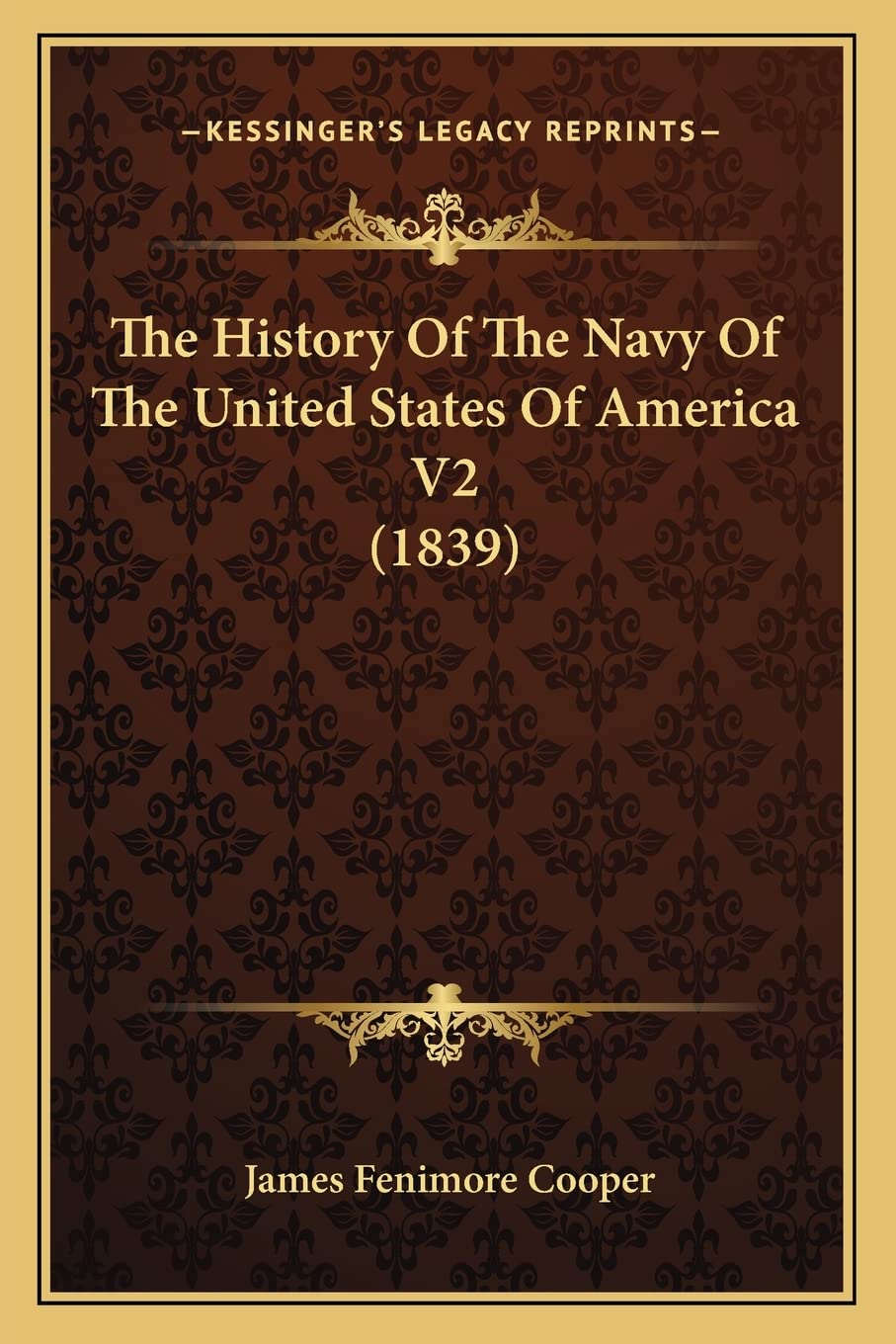 The History Of The Navy Of The United States Of America V2 (1839) Contemporary literature Books