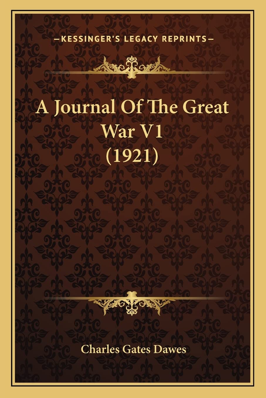 A Journal Of The Great War V1 (1921) Contemporary literature