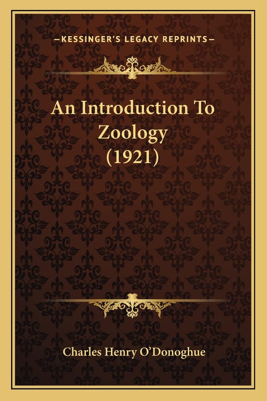 An Introduction To Zoology (1921) Contemporary literature