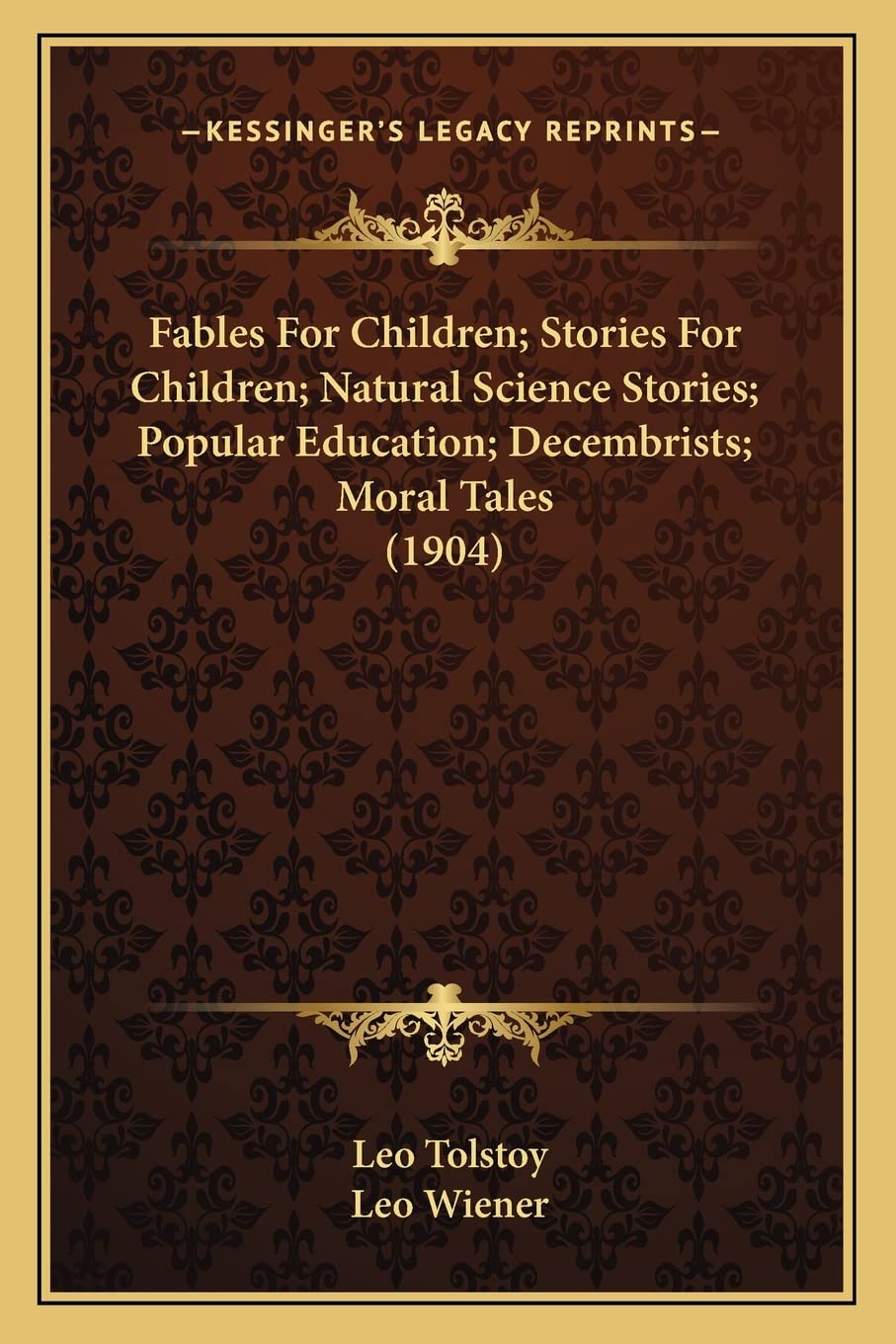 Fables For Children; Stories For Children; Natural Science Stories; Popular Education; Decembrists; Moral Tales (1904) Contemporary literature Books