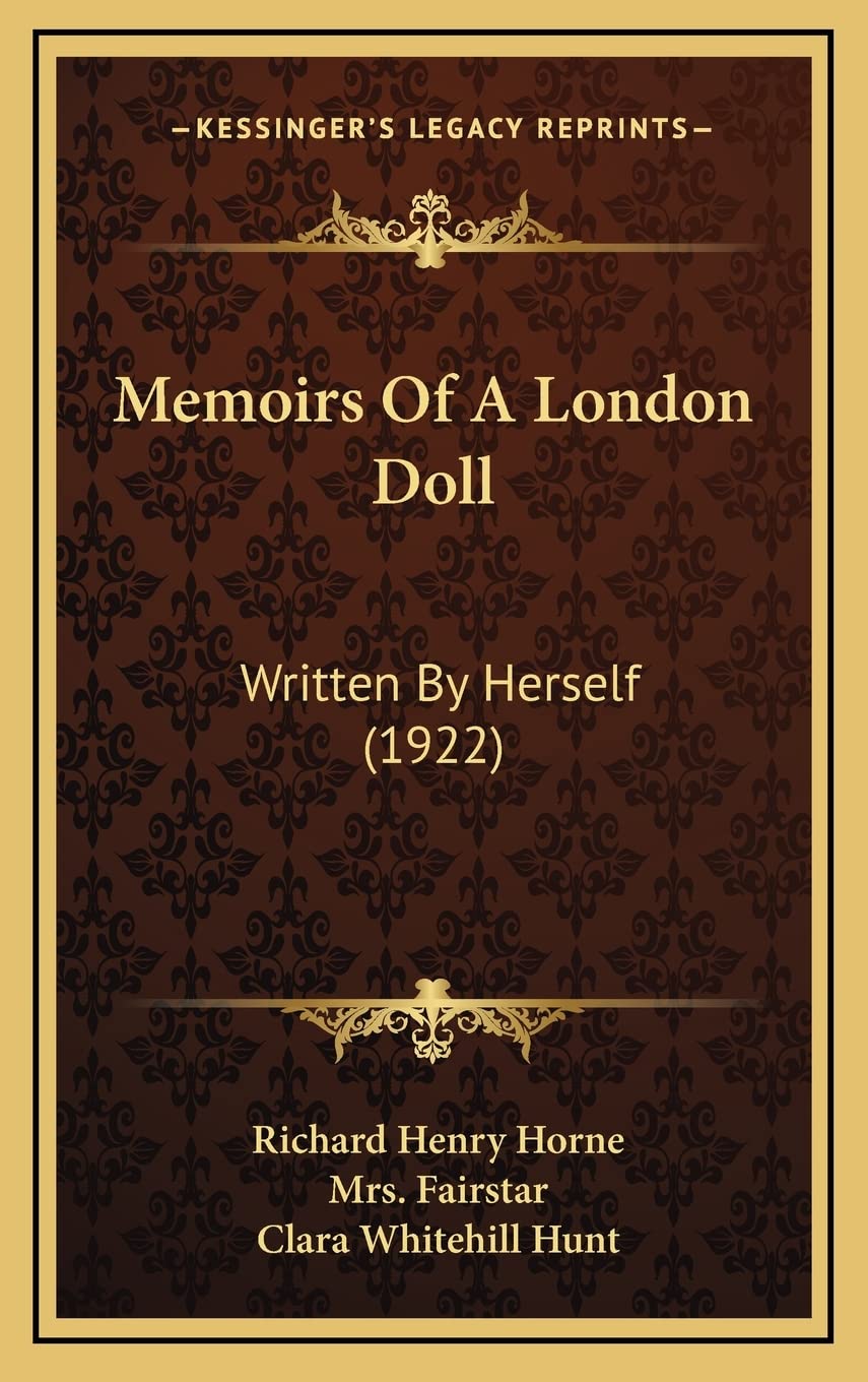 Memoirs of a London Doll: Written by Herself (1922) book
