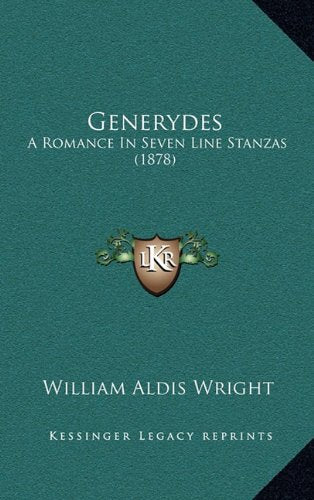 Generydes: A Romance In Seven Line Stanzas (1878) Contemporary literature